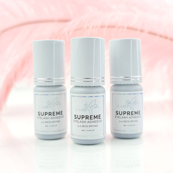 3x Bundle Supreme 3-4 Secs Eyelash Adhesive