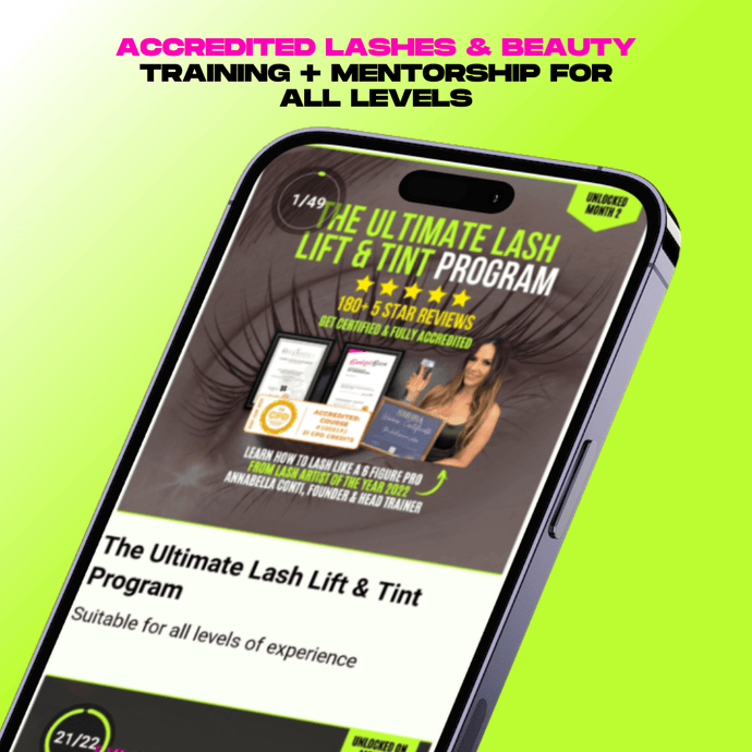 The Ultimate Lash Lift & Tint Lashes Program (Beautyful Bosses App - Early Access)