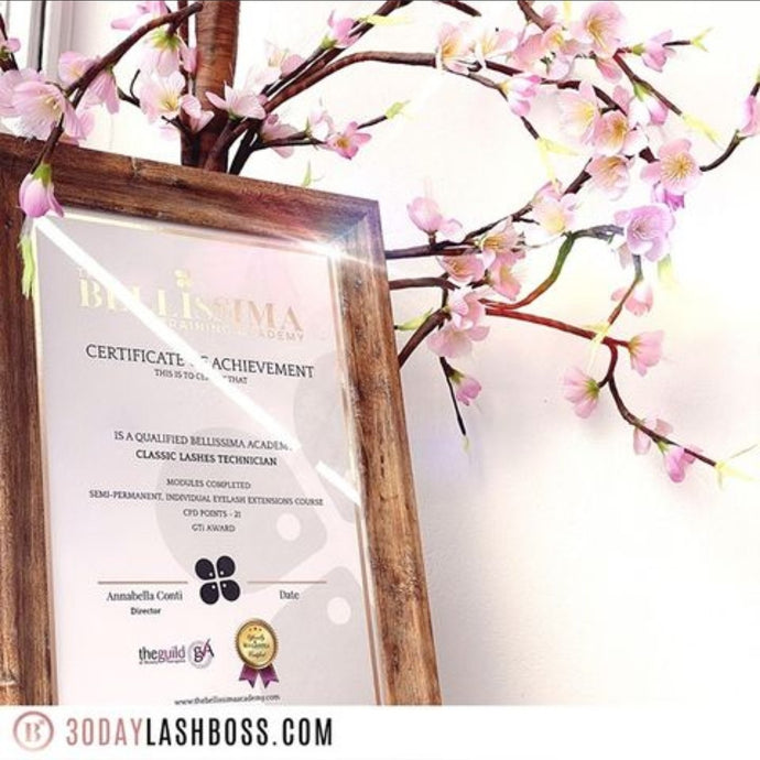 30 Day Lash Boss - Beautyful Bosses Certificate